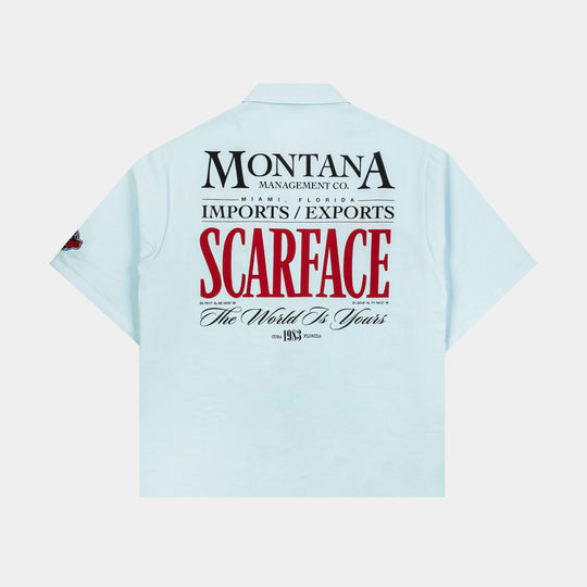 Scarface MGMT CO Button Down – Men’s Short Sleeve Streetwear