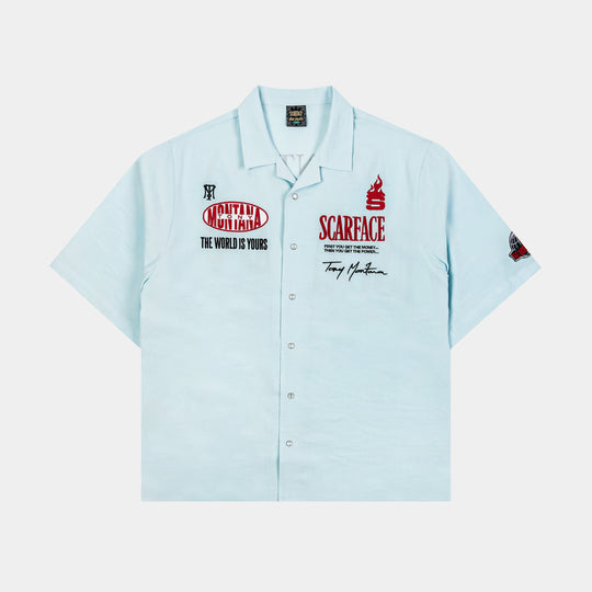 Scarface MGMT CO Button Down – Men’s Short Sleeve Streetwear