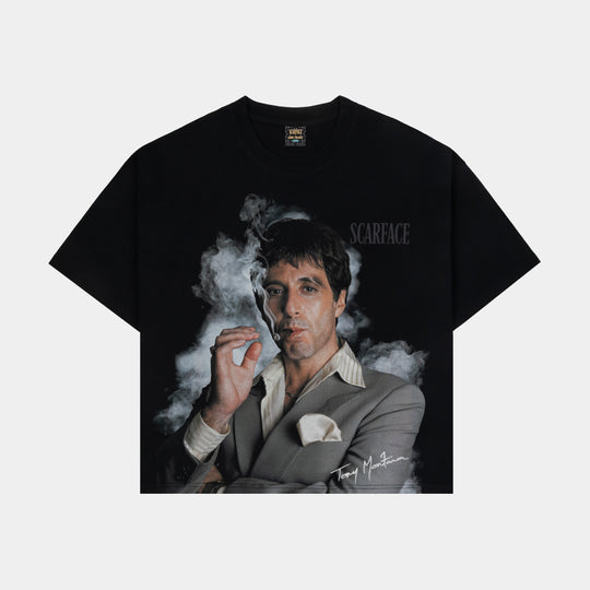 Scarface Smoke Light T-Shirt – Tony Montana Film Inspired Top