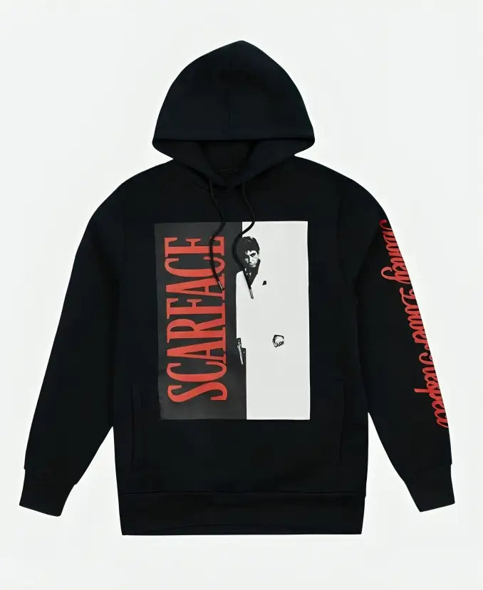 Retro Scarface Hoodie – Classic Movie Streetwear Pullover