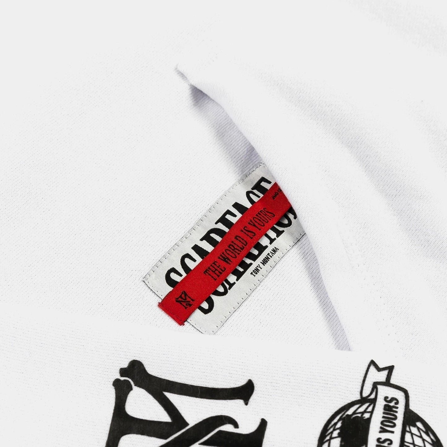 Scarface TWIY Split Pullover Hoodie Tony Montana Al Pacino Graphic Streetwear