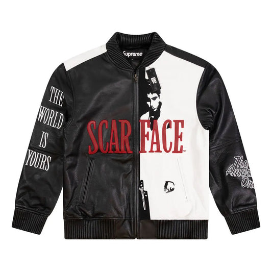 Supreme x Tony Montana Scarface Leather Jacket