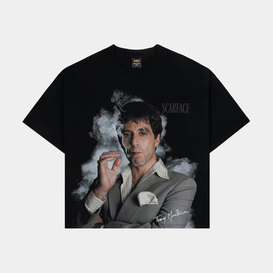 Scarface Smoke Light T-Shirt – Tony Montana Film Inspired Top