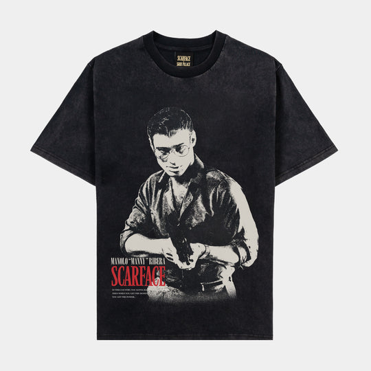 Scarface Manny Vintage Short Sleeve T-shirt