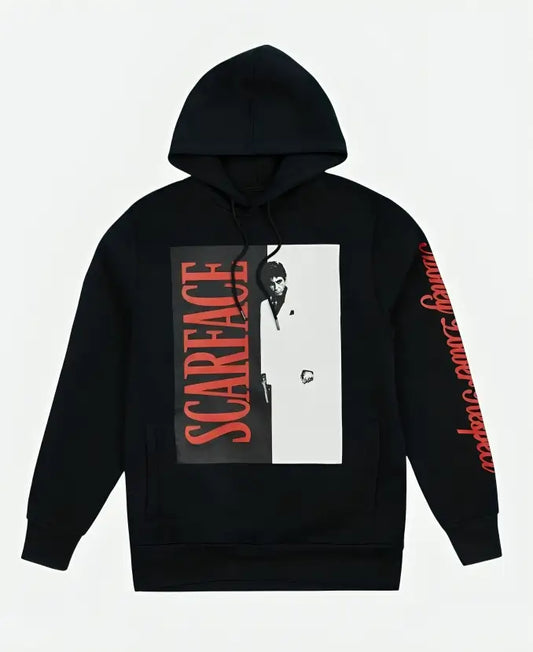 Retro Scarface Hoodie – Classic Movie Streetwear Pullover
