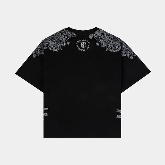 Scarface Short Sleeve T-Shirt – Paisley All Over Print Design