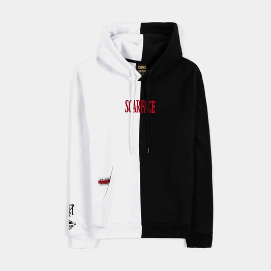 Scarface TWIY Split Pullover Hoodie Tony Montana Al Pacino Graphic Streetwear