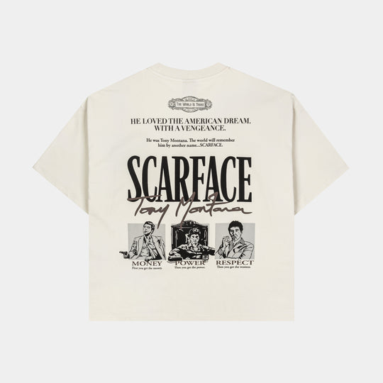 Scarface Vengeance Light Graphic Tee – Men’s Streetwear Top